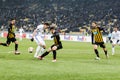 UEFA Europa League football match Dynamo Kyiv Ã¢â¬â AEK, February